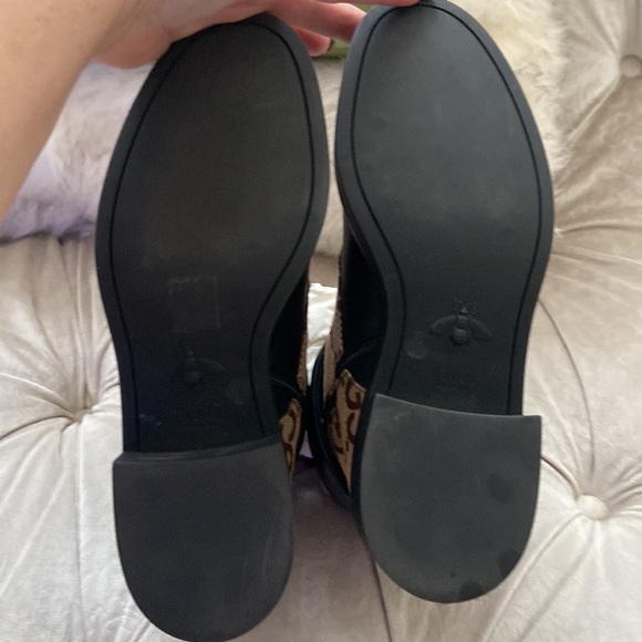 Gucci boots - Like new ankle boot with large GG leather and canvas - Picture 5 of 11